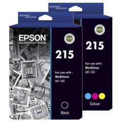 2 Pack Epson 215 Genuine Ink Cartridges